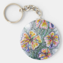 bBunch des fleurs sauvages Porte-clef