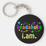 Beadaholic I.AM. - Montrez votre dépendance perlan Porte-clefs