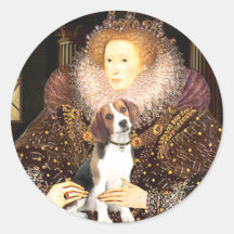 Beagle 1 - La Reine Elizabeth I Autocollants