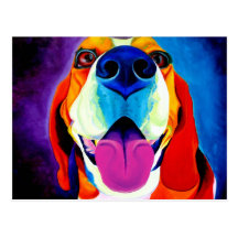 Beagle #3 carte postale