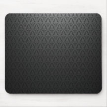 Beau Black Fleur De Lis Mousepad Tapis De Souris