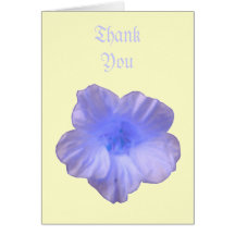 Beau carte de remerciements bleu de coutume de nas