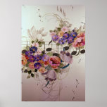 Beau champ de musique posters
