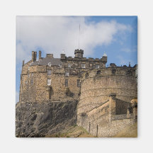 Beau château géant célèbre d'Edimbourg dedans Aimant Pour Réfrigérateur