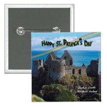 Beau château Irlande du Nord - bouton de Dunluce Badge