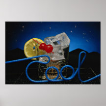 Beau cocktail affiches