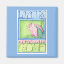 Beau comme aimant de rose