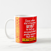 "Beau est sexiste ? " Tasse À Café