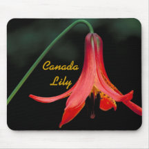 Beau lis de Canada Mousepad Tapis De Souris