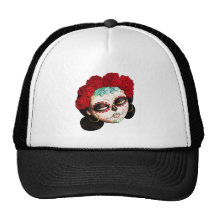 Beau Mexicain Catrina Casquettes De Camionneur