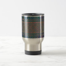 Beau motif géométrique aztèque coloré frais mug