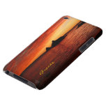 Beau nom de coutume de coucher du soleil de plage  coques iPod Case-Mate
