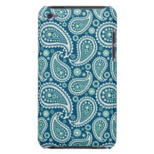 Beau Paisley turquoise Coques iPod Touch