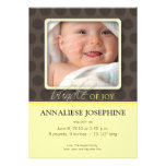 Beau paquet de faire-part de naissance de joie : :