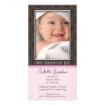 Beau paquet de faire-part de naissance de joie : : photocarte customisée