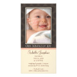 Beau paquet de faire-part de naissance de joie : : photocarte personnalisée