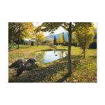 Beau parc toile tendue sur châssis