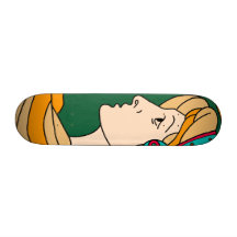 Beau petit groupe de dame de style de Nouveau d'ar Skateboards