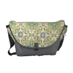 Beau sac messenger abstrait floral vintage sacoches
