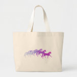Beaucoup de chevaux (pourpres) sacs fourre-tout