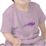 Beaucoup de chevaux (pourpres) t-shirt