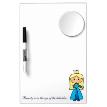 Beauté dans l'oeil du spectateur, princesse blonde tableaux blancs  effaçables à sec