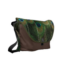 Beauté de paon - sac messenger sacoche