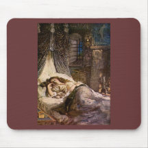 Beauté de sommeil tapis de souris
