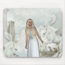 Beauté Mousepad de Pegasi de licorne de Nele d'ang Tapis De Souris