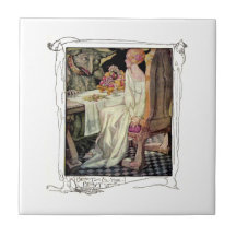 Beauté vintage et la tuile de bête carreau en céramique