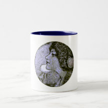 Beauté vintage tasse à café