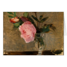 Beaux-arts de Berthe Morisot de pivoines Carte