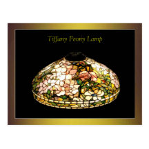 Beaux-arts de lampe de Tiffany excellents Carte Postale