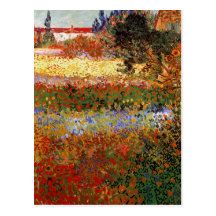 Beaux-arts du jardin fleurissant de Van Gogh (F430 Cartes Postales