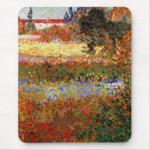 Beaux-arts du jardin fleurissant de Van Gogh (F430 Tapis De Souris