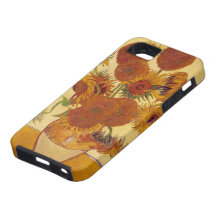 Beaux-arts vintages des tournesols de Van Gogh (F4 iPhone 5 Case