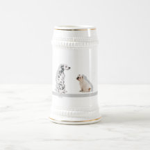 beaux chiens tasse à café