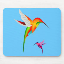 Beaux colibris (Colibri) Tapis De Souris
