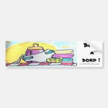 Bébé à bord adhésif pour voiture