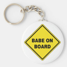 Bébé à bord porte-clés