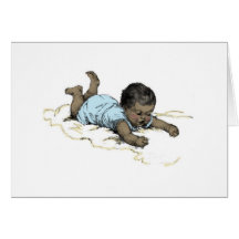 Bébé adorable, carte de voeux