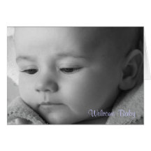 Bébé bienvenu cartes de vœux