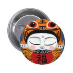 Bébé chanceux de tigre badges publicitaires