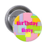 Bébé d'anniversaire badges avec agrafe