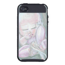 Bébé dans le coque iphone d'utérus coques iPhone 4