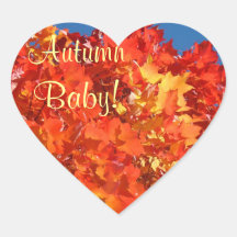 Bébé d'automne ! l'arbre d'automne d'autocollants 