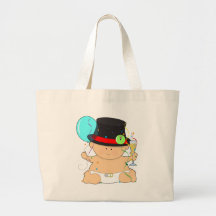 Bébé de bonne année sac de toile