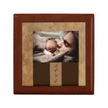 Bébé de cadre de tableau boîtes à bijoux