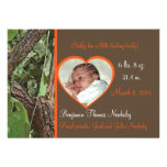 Bébé de Camo d'arbre de région boisée Invitation