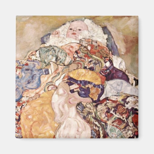 Bébé de ~ de Gustav Klimt Aimant